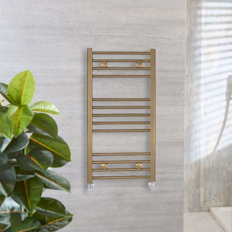 Scaldasalviette Diritto in Bronzo Metallizzato - 1000mm x 500mm - Ive