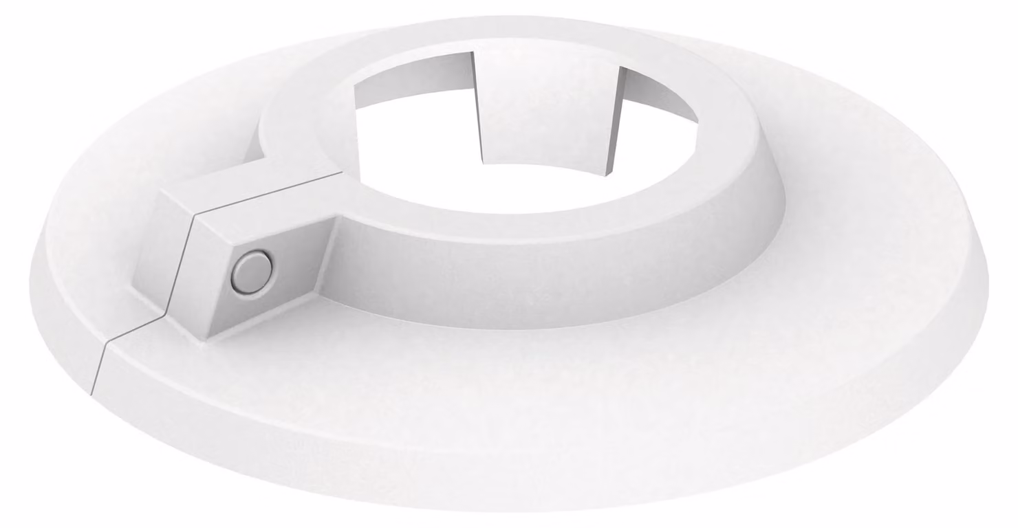 Rosone Flamco RKW 3/8-18mm, bianco, plastica