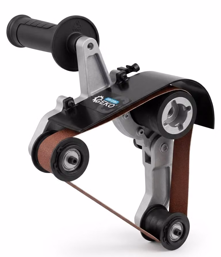 GEKO - Accessorio a nastro per tubi, compatibile con smerigliatrice angolare G80286