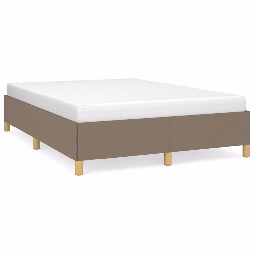 Struttura Letto Design Mania con Giroletto Imbottito in Tessuto Beige L/P/H: 140 x 200 x 35 cm – 2