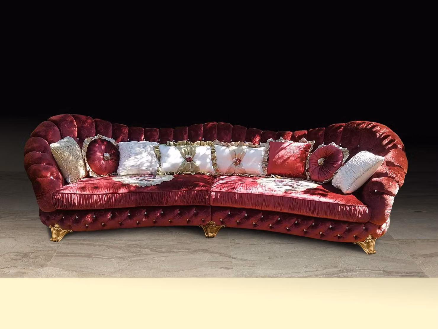 Eckcouch Polster Sofa Couchen Sitz Möbel Eckgarnitur Sofas Wohnlandschaft Runde
