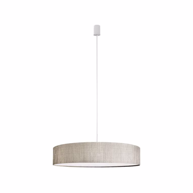 Lampadario TURDA grigio-argento 3xE27x25W in tessuto, dimensioni: 110x65x65 cm, IP20, Nowodvorski Lighting