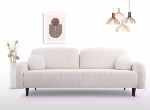 Divano 2 posti funzione Cloud sleep colore bianco