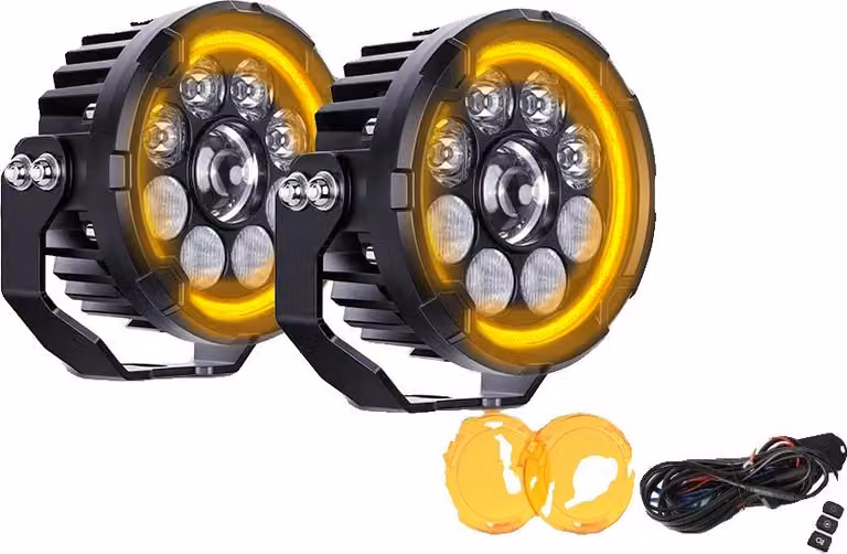 Luce da lavoro, abbagliante e anabbagliante, LED, alta bassa senza supporto