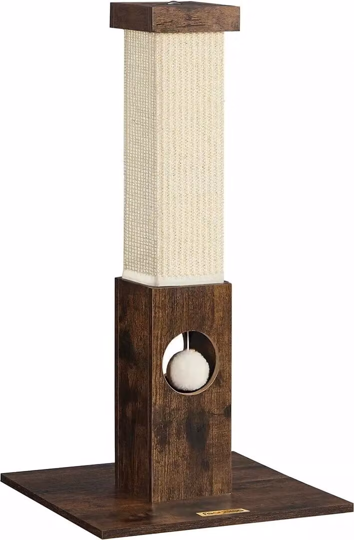 In And OutdoorMatch tiragraffi Fatima - 73cm - Per gatti - Marrone - Tiragraffi - Gioco per gatti - Adatto anche per piccoli gattini