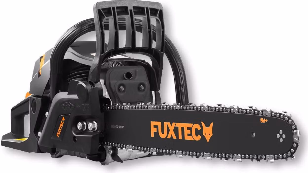 Motosega a scoppio lunghezza di taglio 40cm benzina 54cc effettivi Fuxtec KS255