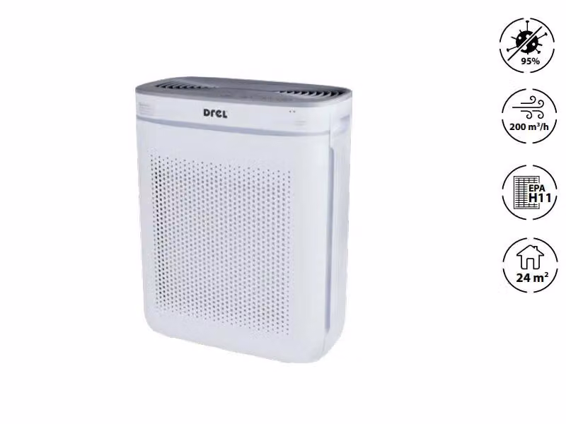 Purificatore d'aria Drel Bianco 24M2