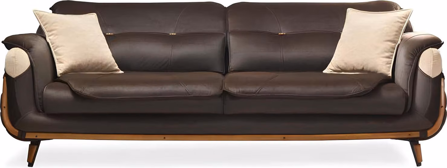 Sofa Wohnzimmer Möbel Dreisitzer Sofas Klassisches Stoff Couch Luxus Polster