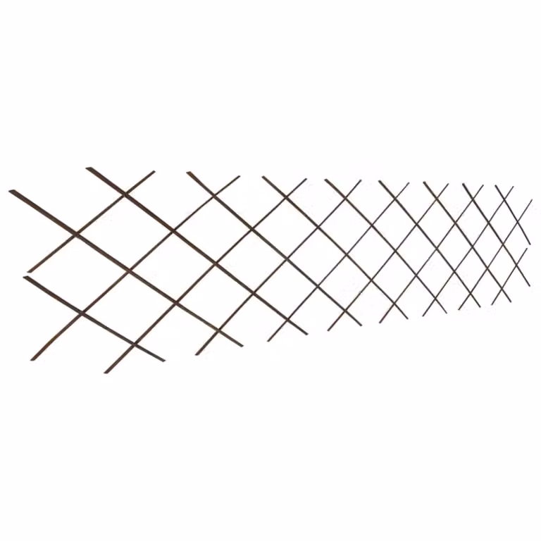 Recinzione a Traliccio in Salice 5 pz 180x60 cm
