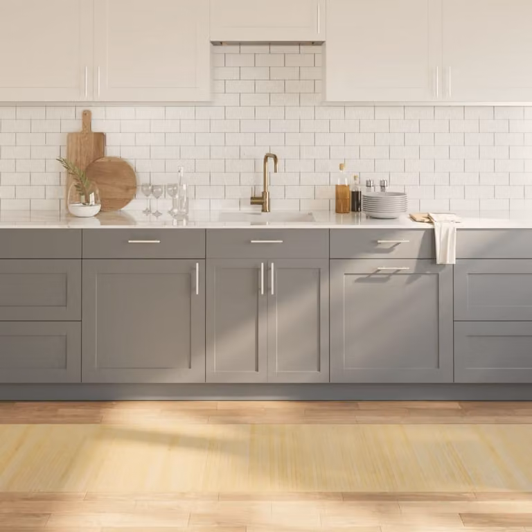Tappeto rettangolare moderno vidaXL in bambù e polipropilene, colore beige, L: 70 cm, P: 300 cm