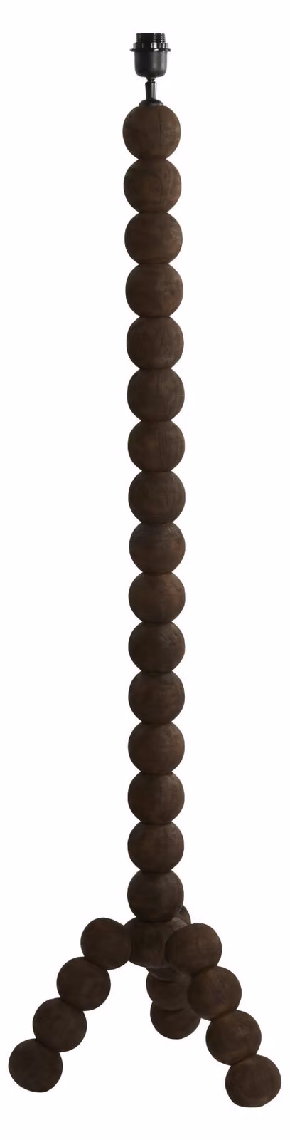 Lampada da terra - marrone - Veglio - legno - apparecchio singolo - E27 - 8216964 - Light & Living