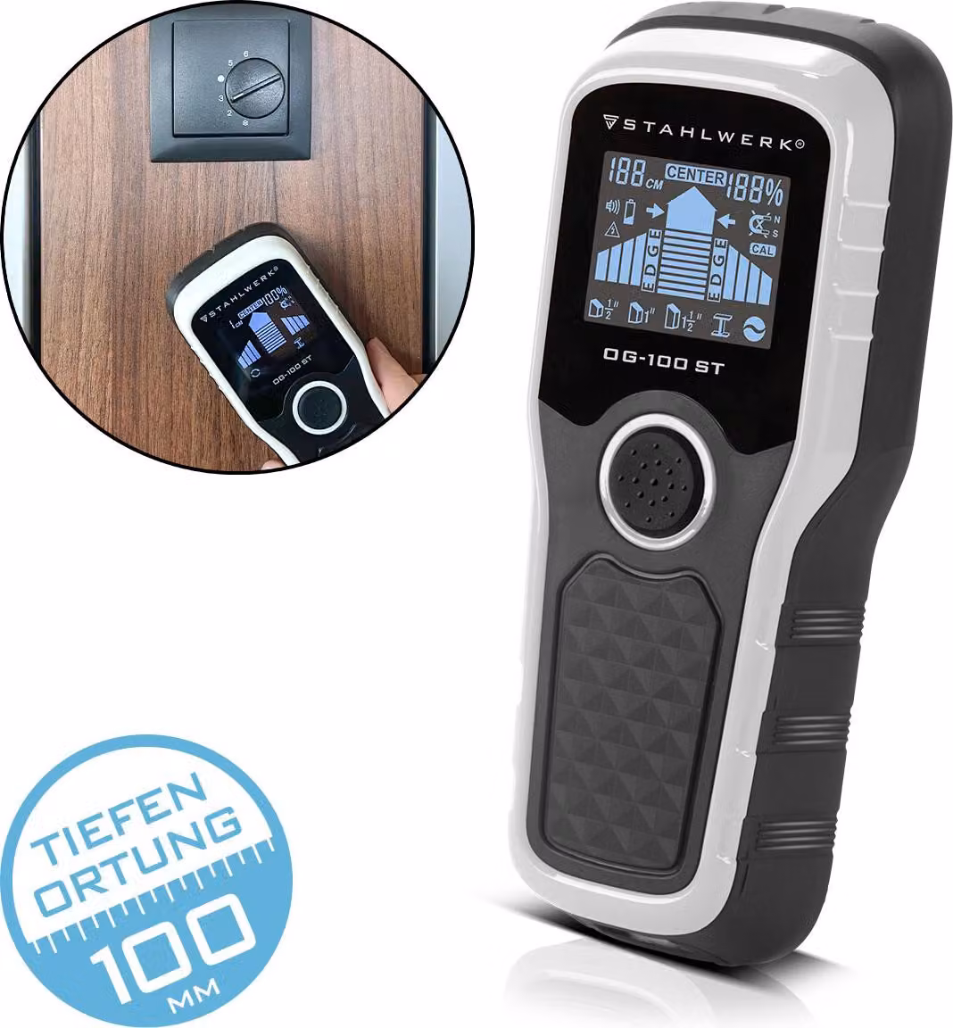 STAHLWERK OG-100 ST scanner da parete, metal detector, cercalinee
