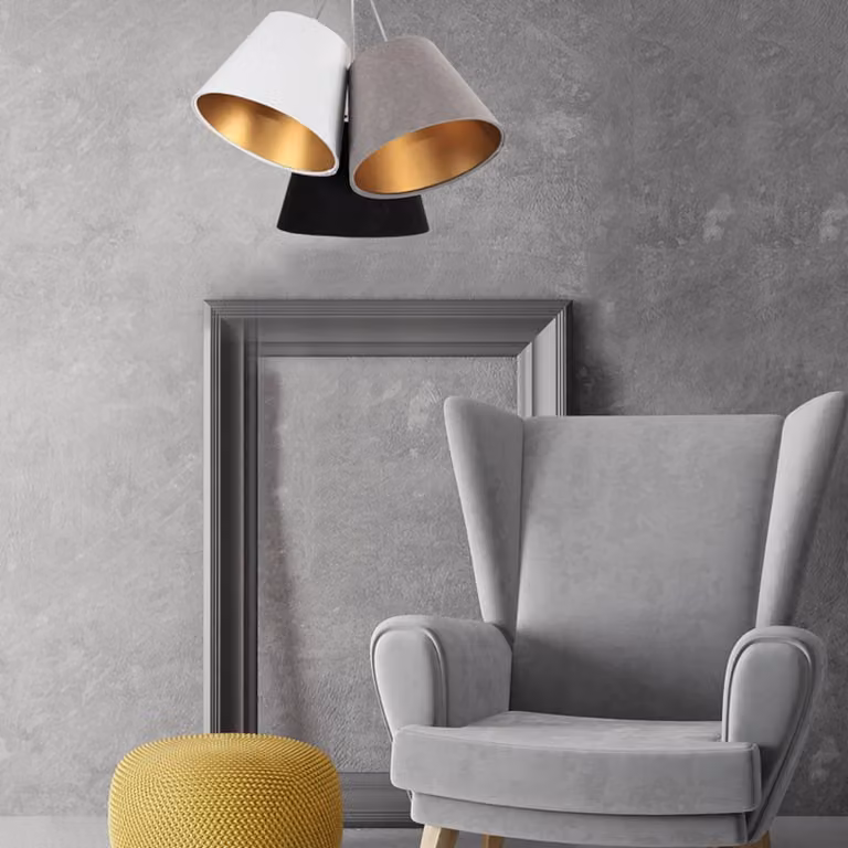Lampada a sospensione Zsofia Maco Design, dimmerabile, Multicolore, Soggiorno / Sala da pranzo, Tessuto / Stoffa / Seta, Moderno, Lampada a sospensione