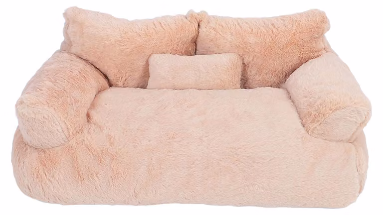 Divano letto per animali domestici, caldo, morbido, comodo, sfoderabile, lavabile, fondo antiscivolo, divano per gatti, cani, L