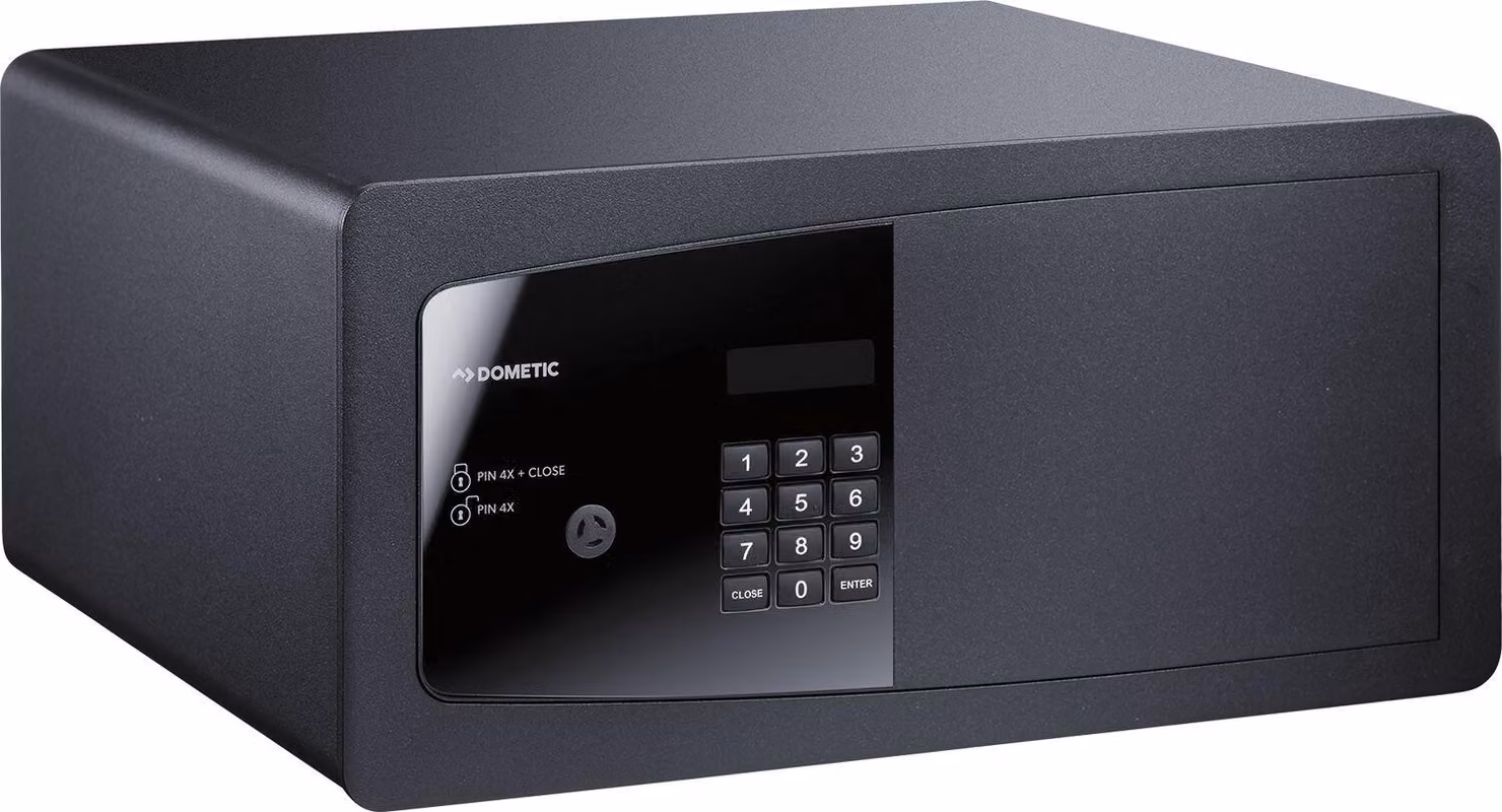 Cassaforte per hotel Dometic ProSafe MD408 - cassaforte per hotel, cassaforte per mobili con serratura numerica, antracite