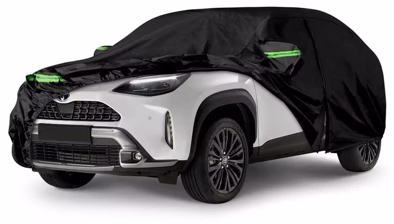 Copertura completa per auto, adatta a Toyota Yaris Cross dal 2020 al 2025, impermeabile, per tutte le condizioni atmosferiche, con porta con cerniera