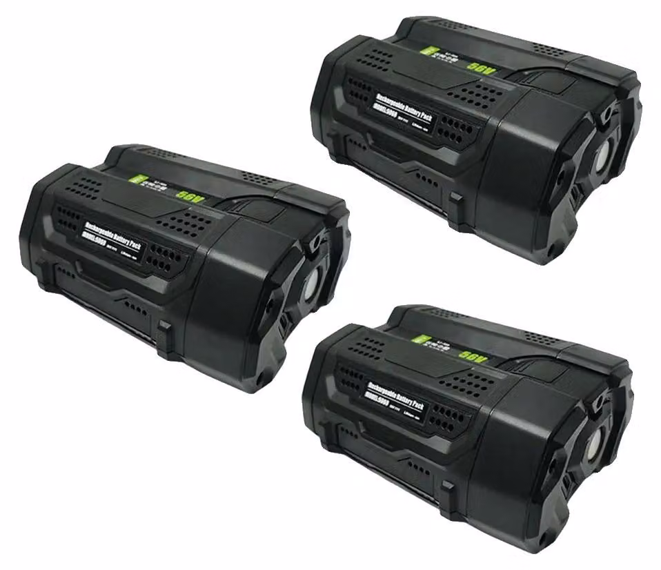 Batterie di ricambio, capacità 8000mAh, compatibili con i modelli EGO, 8.0AH - confezione da 3 pezzi