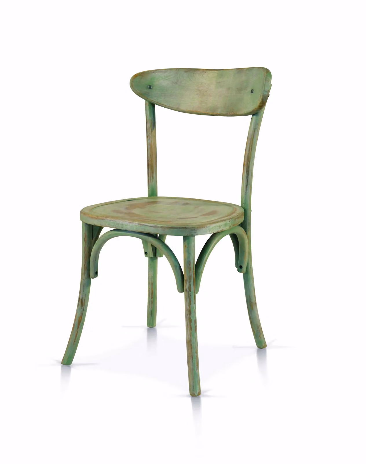 Set di sedie CASTELFALFI in legno verde consumato