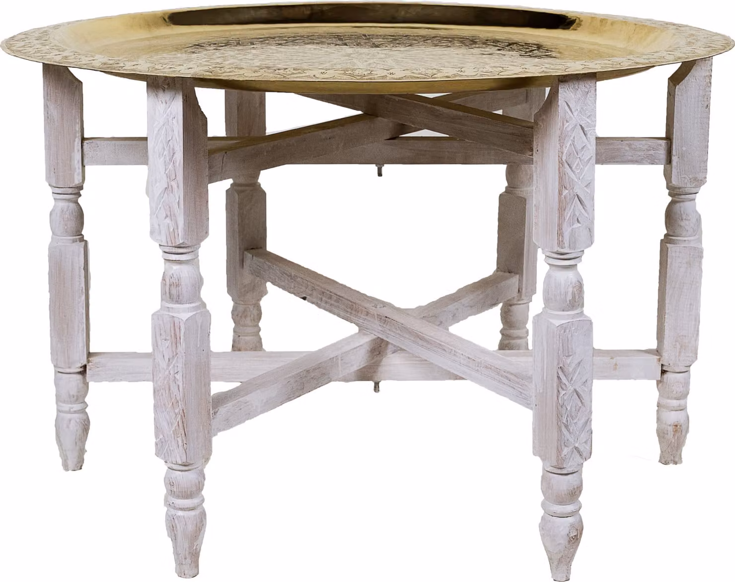 Orient rack in legno bianco per vassoi da 80 cm