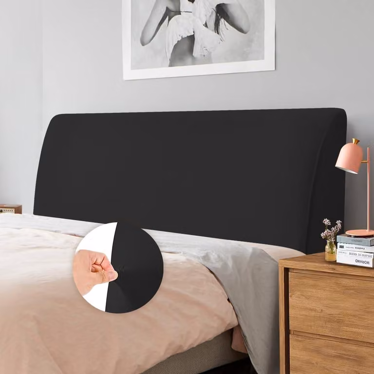 Solidchoice - Copertura protettiva in velluto per testiera del letto