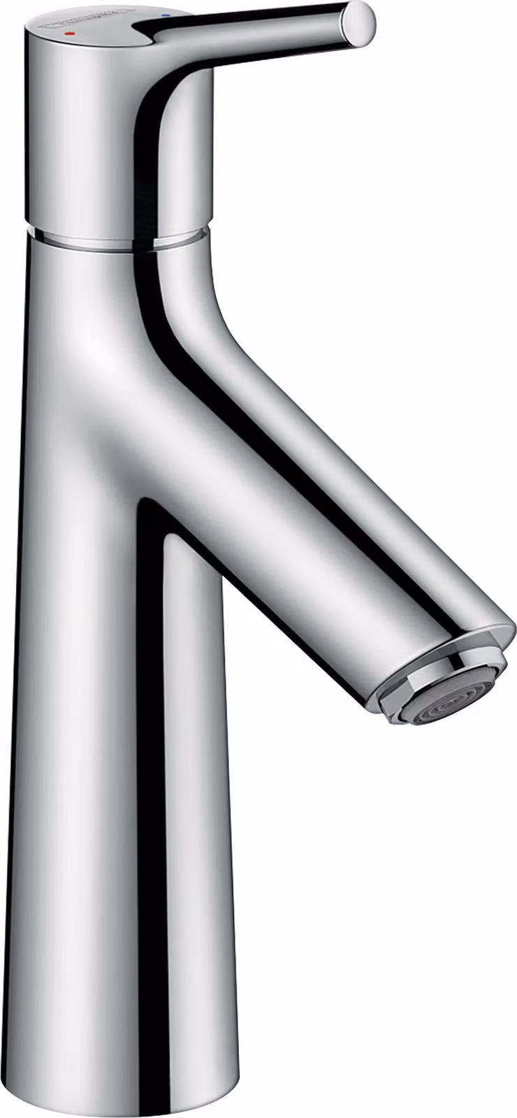 hansgrohe Talis S Mitigeur monocommande de lavabo 100, Lowflow, sans vidage, saillie 93 mm, 72025000, 72025000