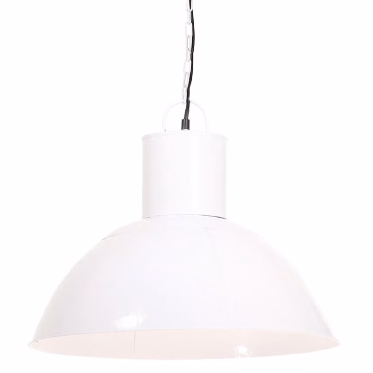 vidaXL Lampada a sospensione 25 W Bianco Rotondo 48 cm E27