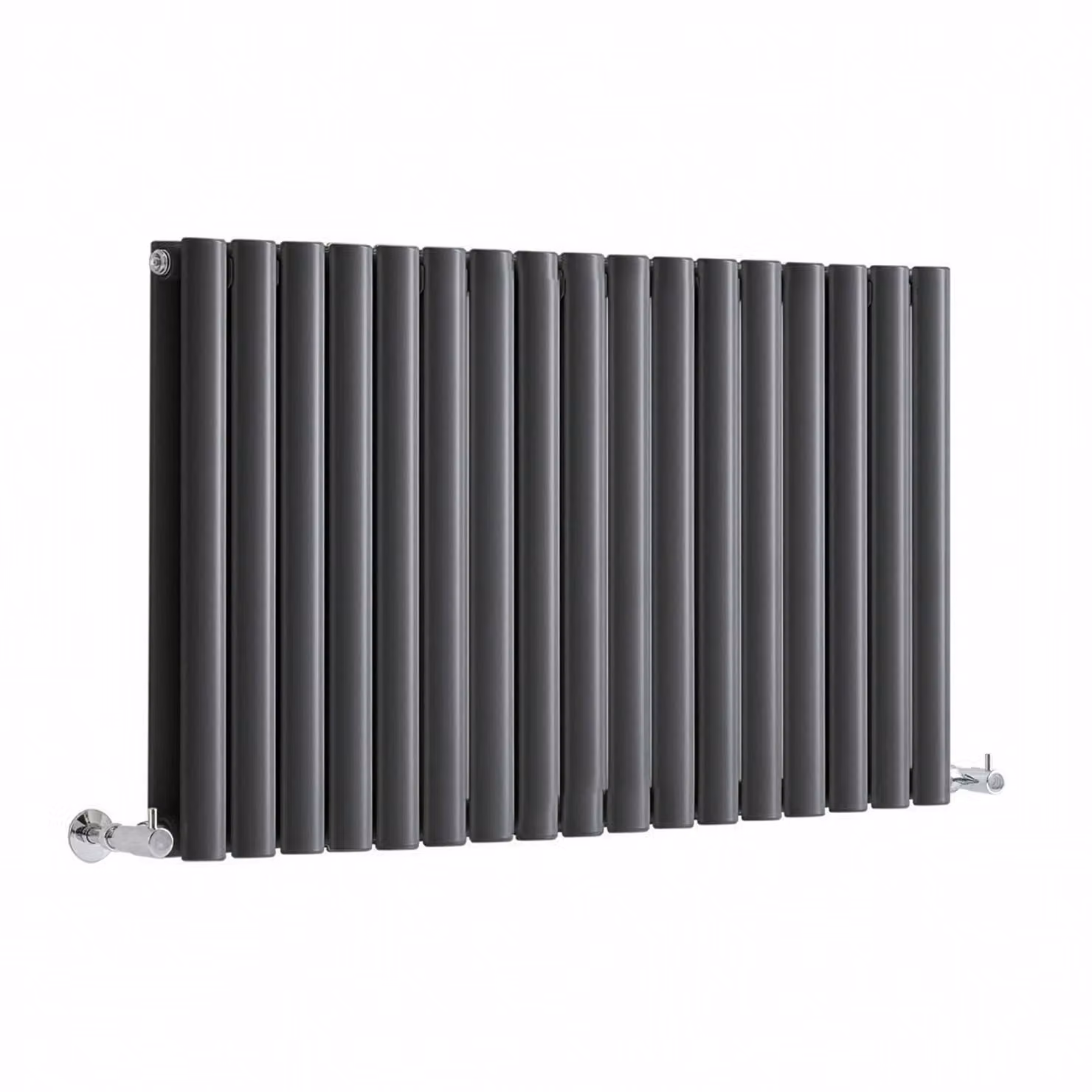 Radiatore di Design Orizzontale (Pannello Doppio) - 595mm x 1000mm - Antracite - Sterling Quinn by Hudson Reed