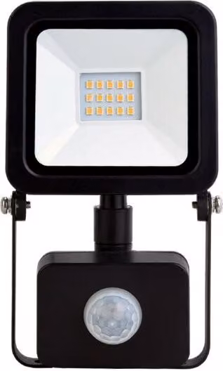 LED PHOTON IP65 Proiettore PIR Proiettore 10W con rilevatore di movimento 4000K 800lm Bianco neutro IP65 Impermeabile Proiettore per esterni Illuminazione esterna