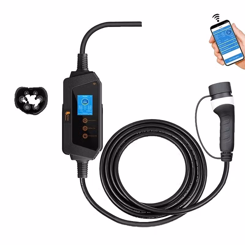 Stazione di ricarica per veicoli elettrici, 7KW/11KW/22KW, grado di protezione IP66, controllo intelligente Wi-Fi, APP 22KW