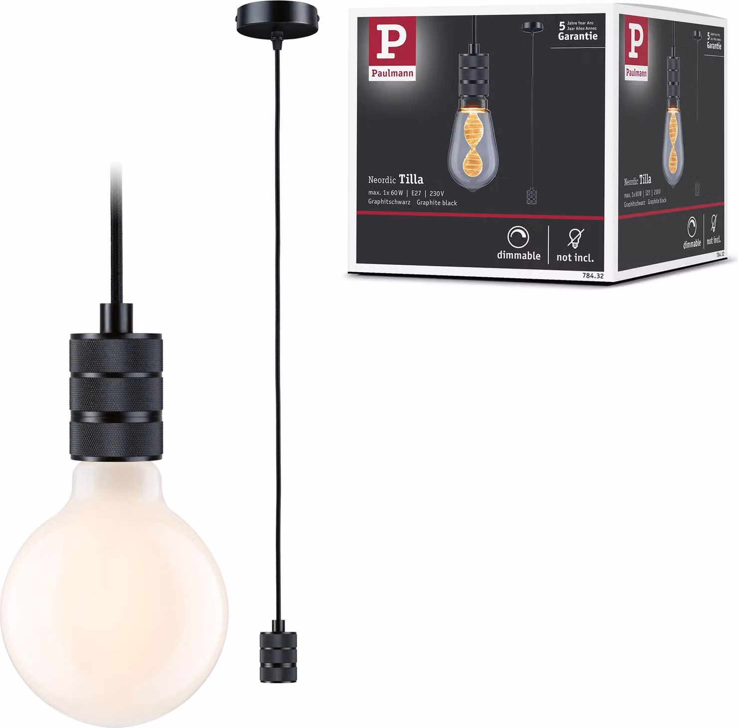 Paulmann Neordic lampada a sospensione Tilla