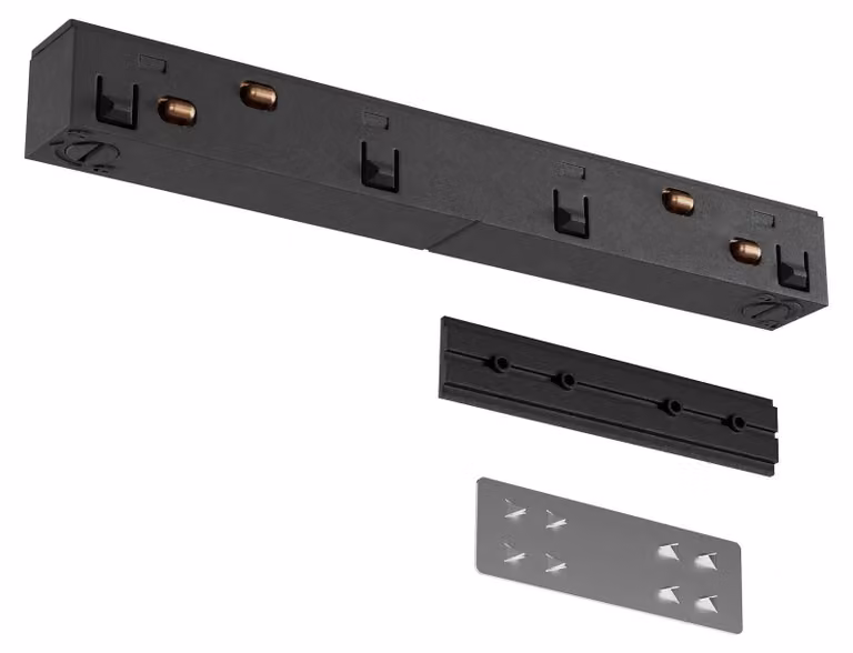 ALIMENTATORE LINEARE ARELUX XTEN, versione CON., per profili REC./SURF., 48V DC, grado di protezione IP40, colore nero