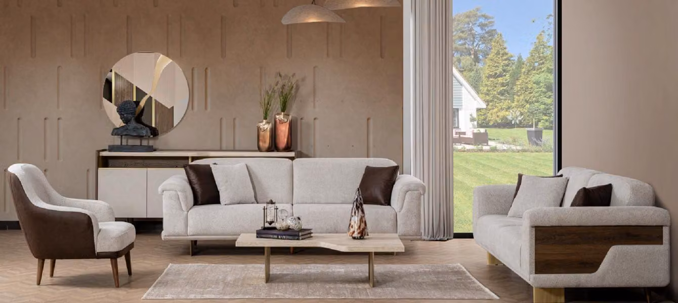 Couch Set Polstergarnitur Sitzmöbel Sofa Kombination Sitzgruppe Wohnlandschaft