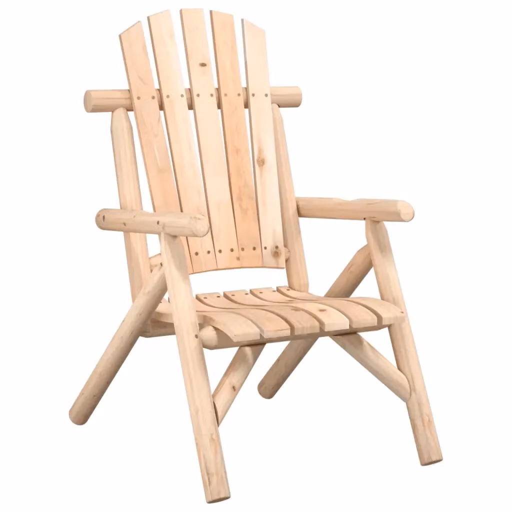 Sedia da giardino vidaXL in legno di abete rosso beige L: 68 cm, P: 86 cm, H: 103 cm – 2