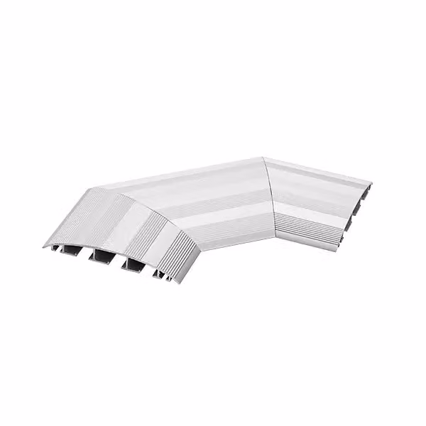 BACHMANN PONTE CAVI ALU Staffa a 90° per 6 cavi in 3 canali separati