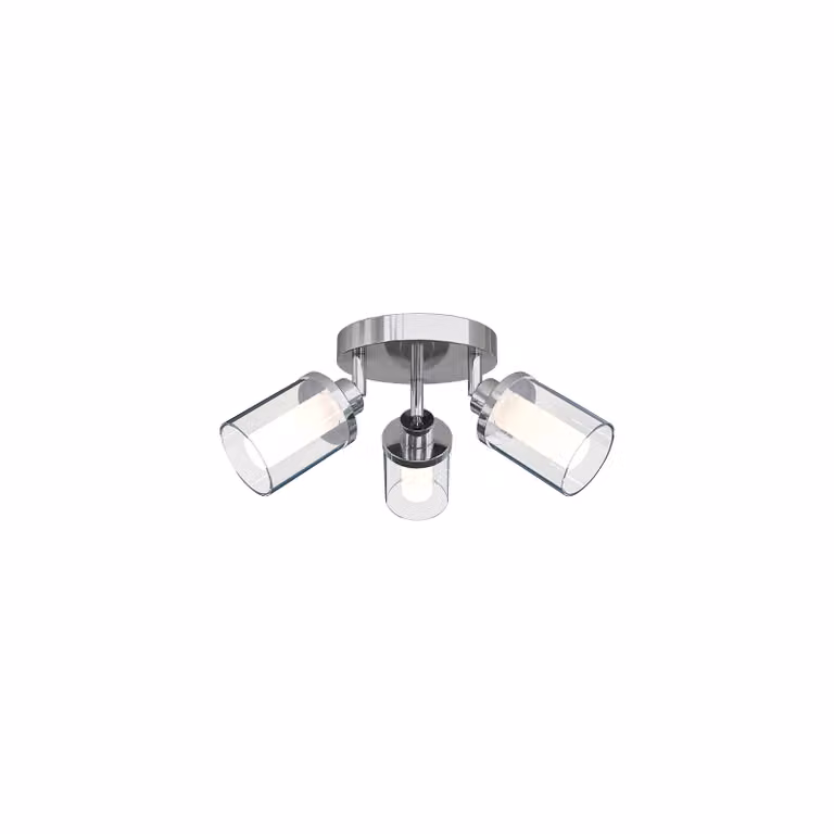 Lampadario VISTA cromato 3xG9x25W in metallo, dimensioni: 18x35x35 cm, IP44, Nowodvorski Lighting