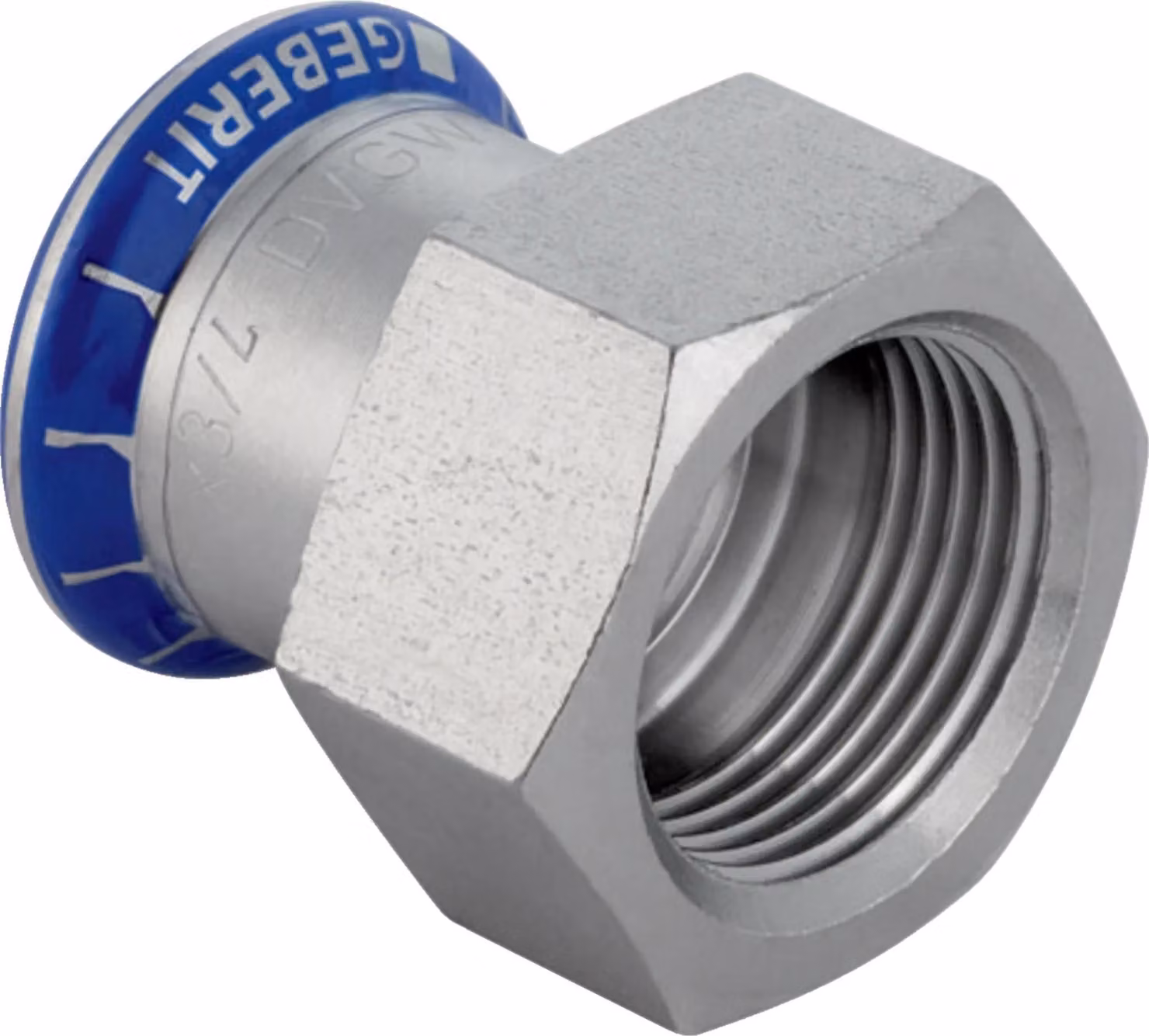 Geberit GE Mapress, acciaio inossidabile, raccordo, d42 mm, Rp6/4, 1 pz.