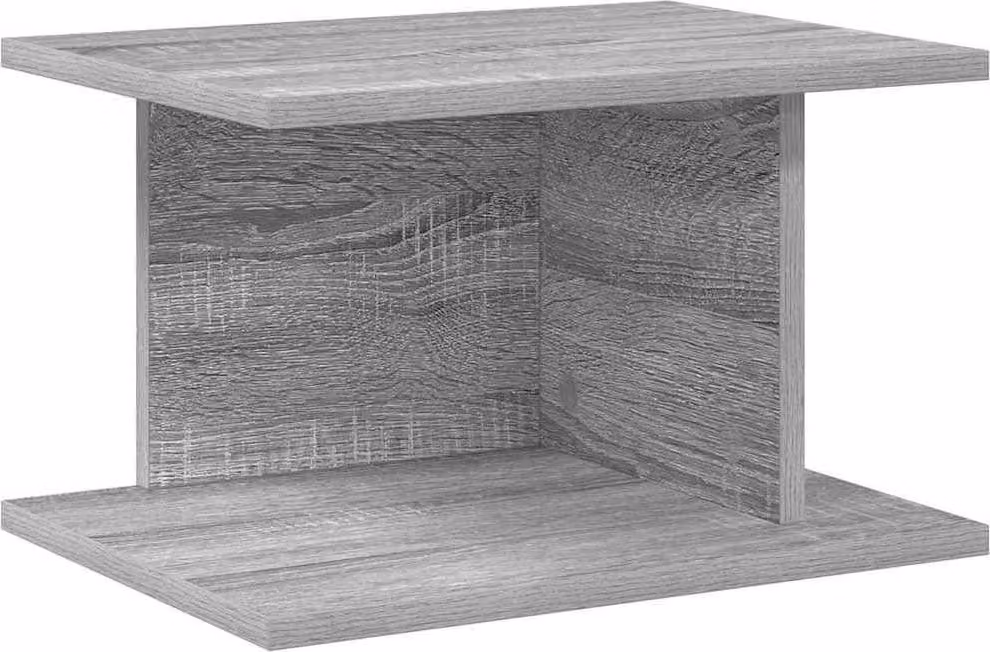 Comodino Grigio Sonoma 40 x 30 x 25 cm Legno multistrato