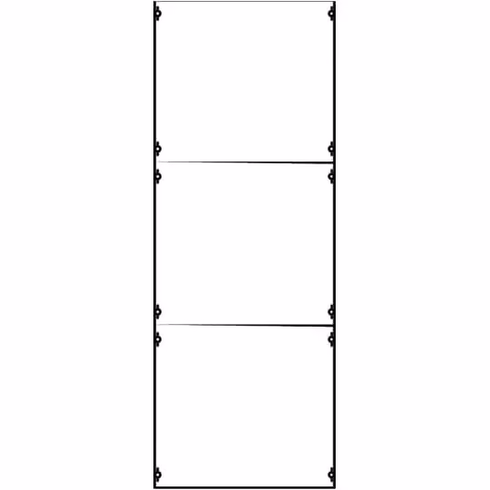 Striebel e John 2B5A Modulo di protezione contro il contatto accidentale 9RE / BH5, 2FB Modulo montato su profilo EDF 2CPX037676R9999