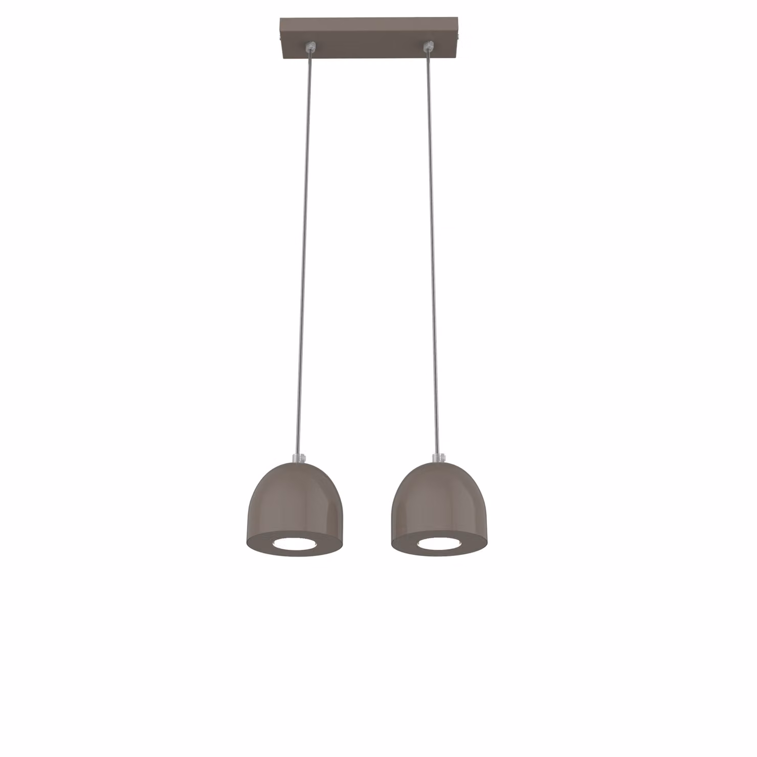 Lampada A Sospensione Campanella Linear X2 Monocolore Lucida