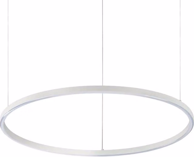 Sospensione Moderna Oracle Alluminio-Plastiche Bianco Led38W 4000K D70Cm