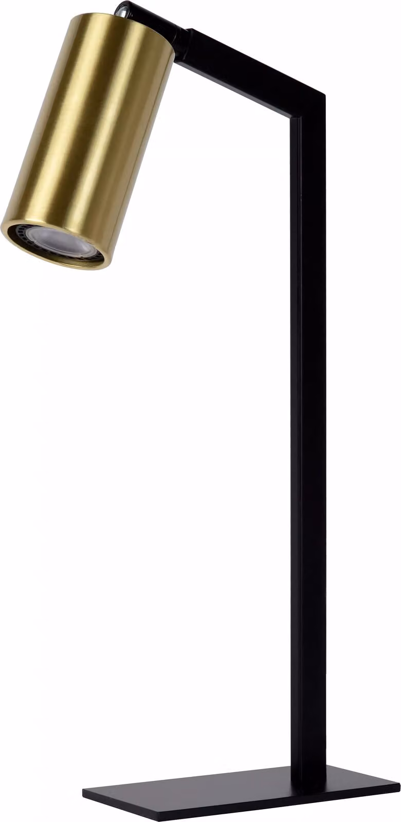 Lampada da tavolo a faretto oro nero GU10 Sybil Lucide