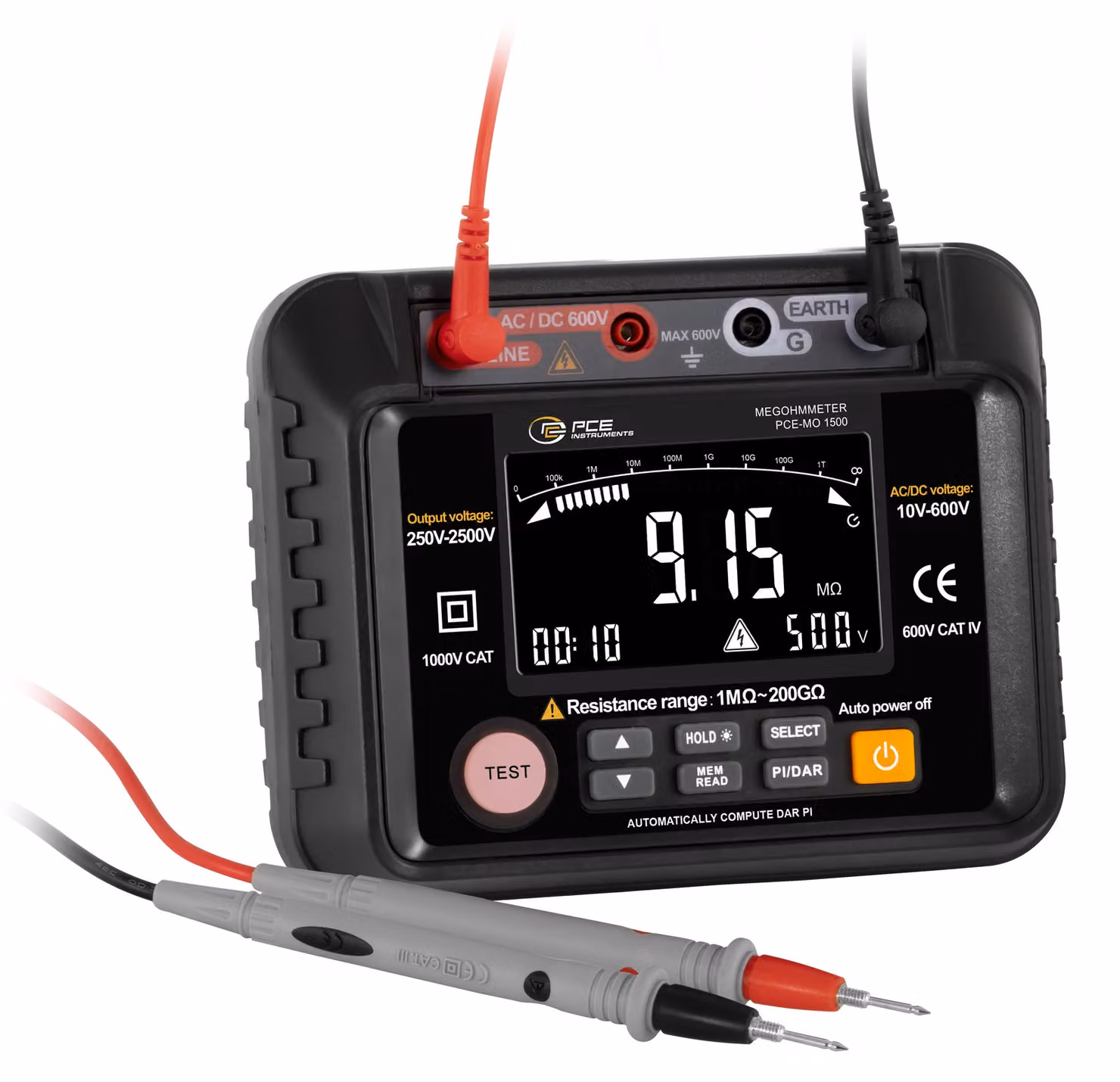 Megohmmetro PCE Instruments PCE-MO 1500