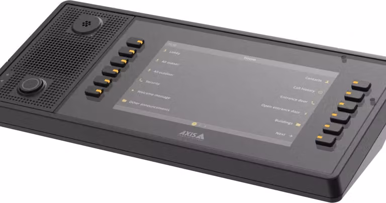 Axis C6110 sistema per video-citofono 7 pollici Nero