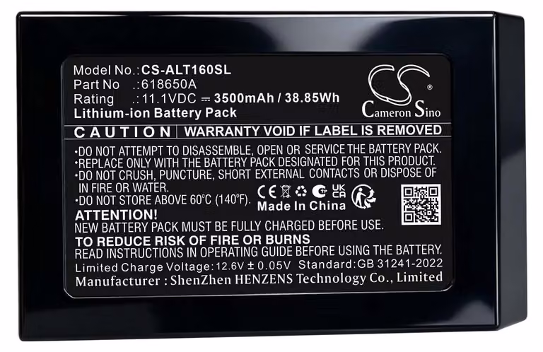 TECHTEK Batteria compatibile con [Eloik] T16 sostituisce 618650A