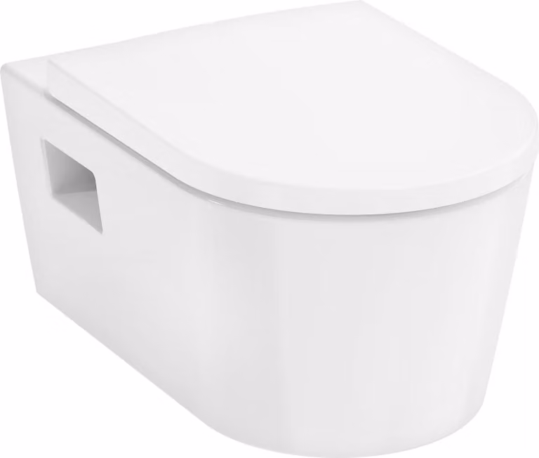 hansgrohe EluPura Original S kit WC suspendu, 365x540mm, AquaChannel Flush, siège WC inclus, SoftClose, 60288450, 60288450