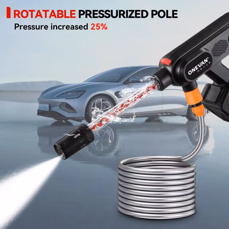 Idropulitrice senza fili - 2 batterie da 18V - Potenza 3500 W