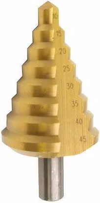 Punta Strend Pro a gradini SD41, 10-45 mm, TiN, HSS dritto, per metallo