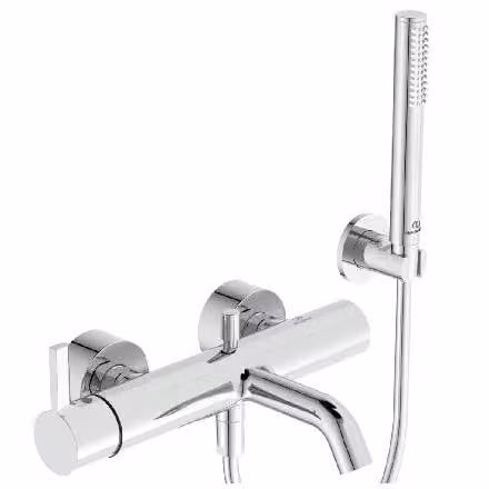 Ideal Standard Joy - Miscelatore da bagno con accessori, cromo BC787AA