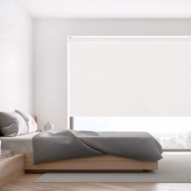 Tenda a rullo oscurante e termica Viewtex Sundusk bianco L 200 cm x H 250 cm