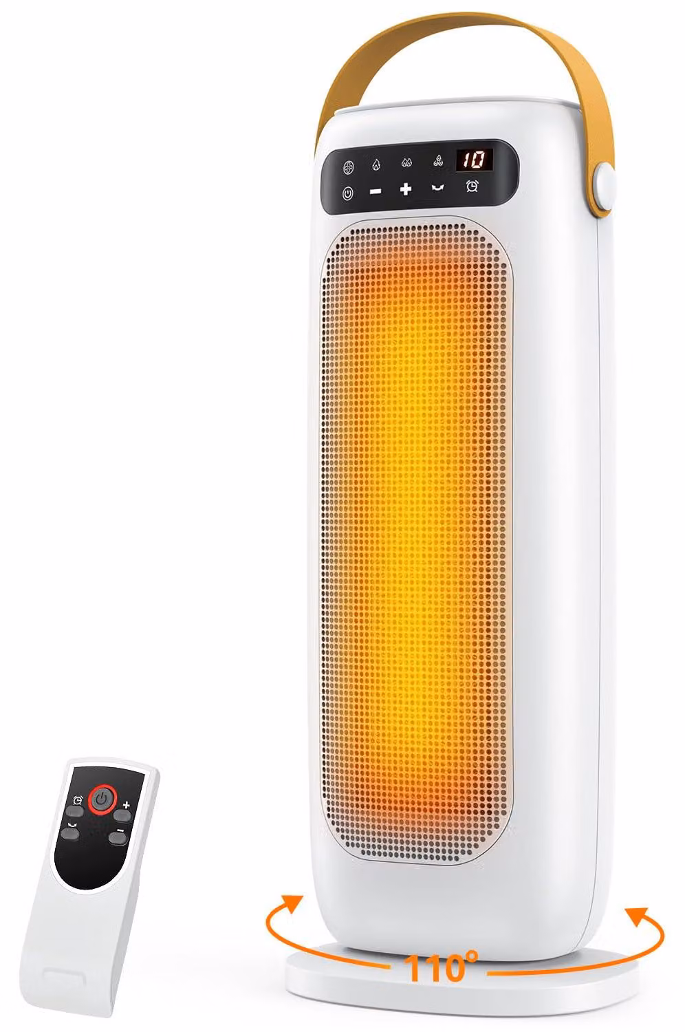 Stufa elettrica a torre - Potenza 1500 W - Riscaldamento ceramico - Riscaldatore portatile